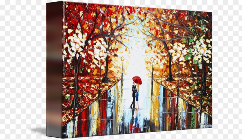 Rain Dance Canvas Gallery Wrap Painting Art PNG