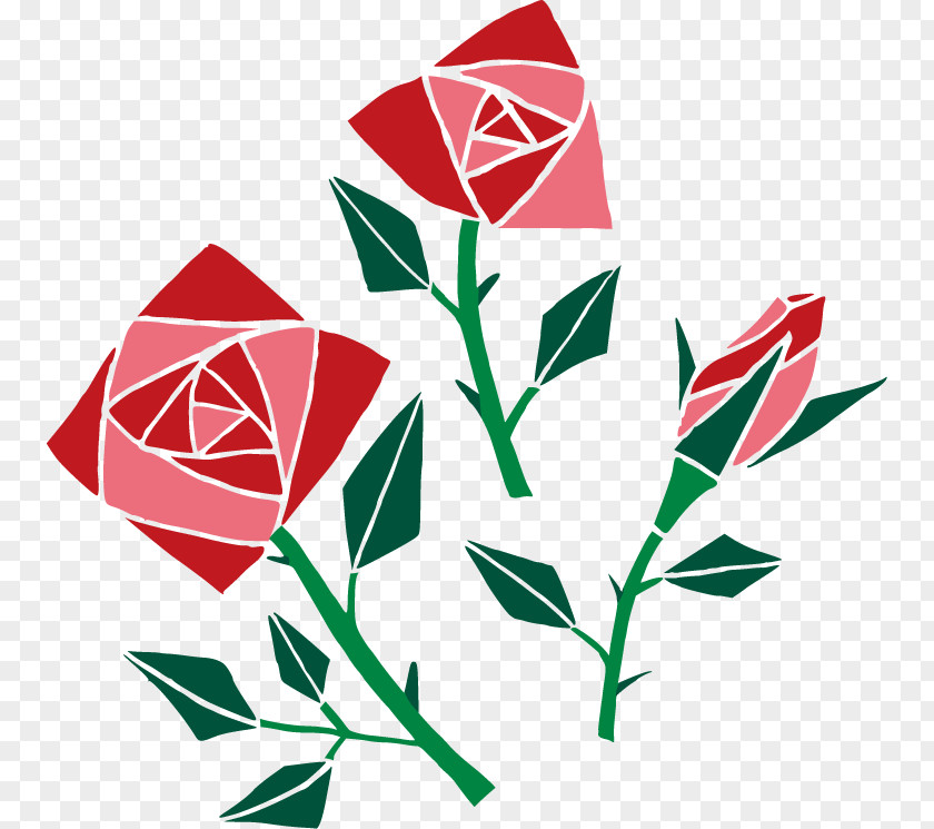 Red Rose Art Ornament Beach Clip PNG
