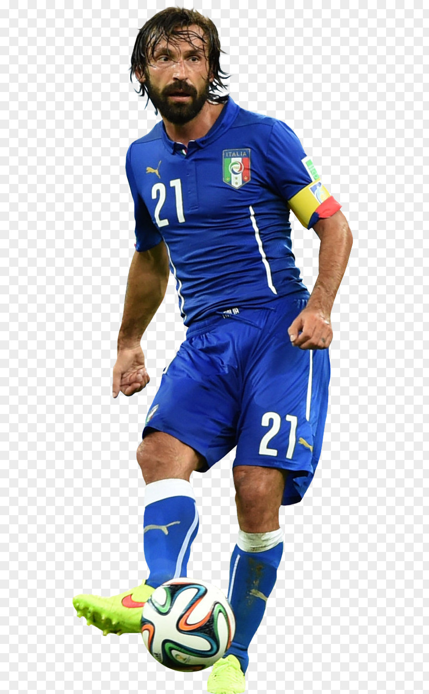 Football Andrea Pirlo Italy National Team Player PNG