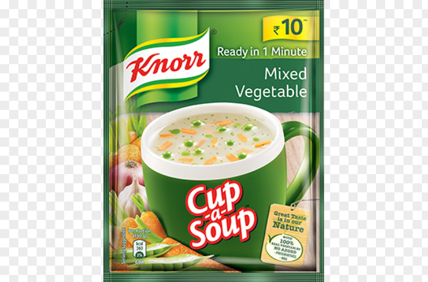 Knorr Mixed Vegetable Soup 18gms Vegetarian Cuisine Sweet Corn Veg Cup-A-Soup 11 Gms Food PNG