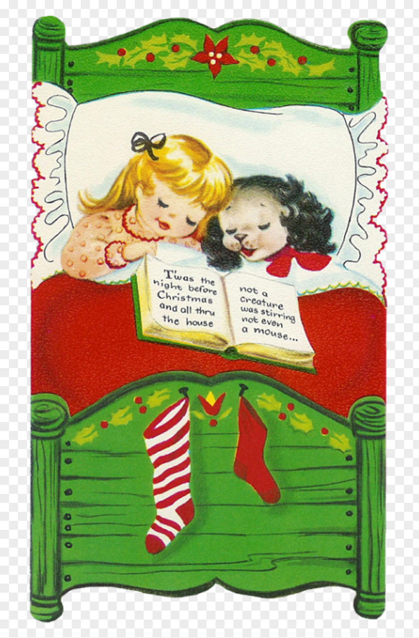 Santa Claus Christmas Ornament Card Cocker Spaniel PNG