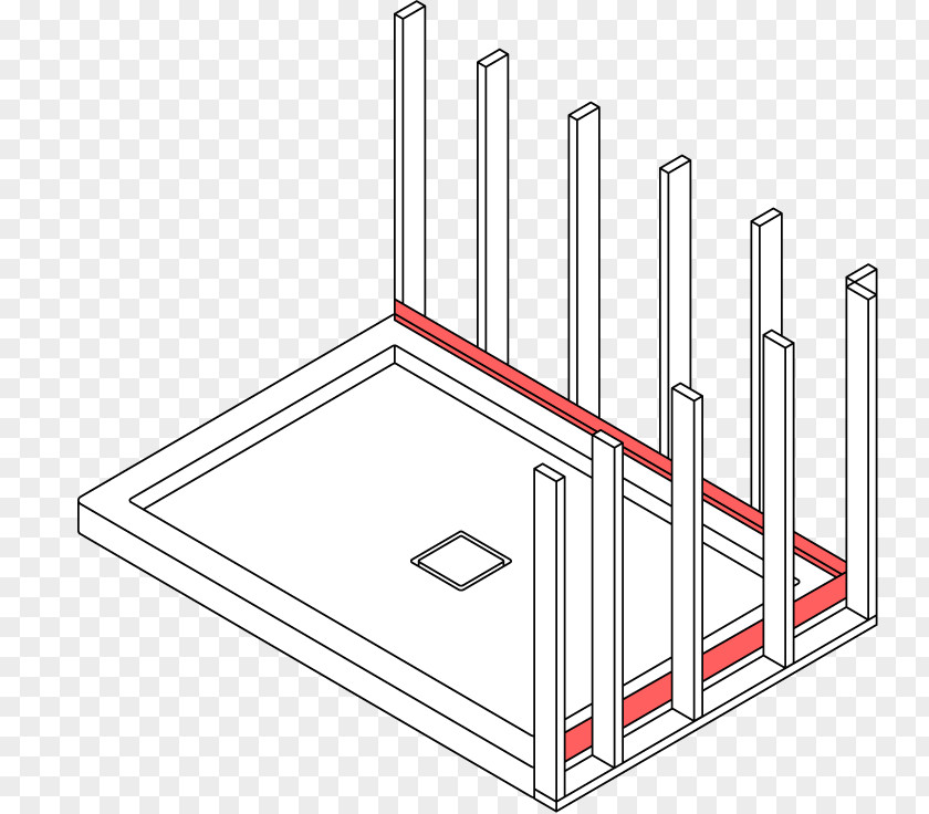 Shower Pan Sizes Line Product Design Angle Point Diagram PNG