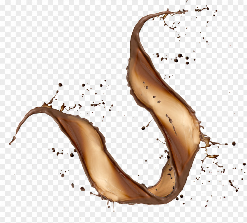 Splashes Of Coffee Milk Cafe French Press Bean PNG