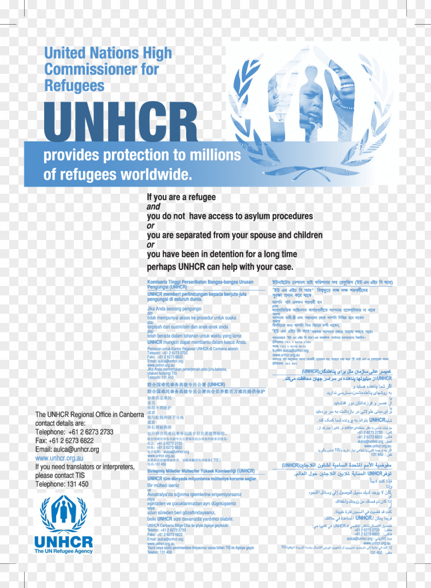 United Nations High Commissioner For Refugees Water Font PNG