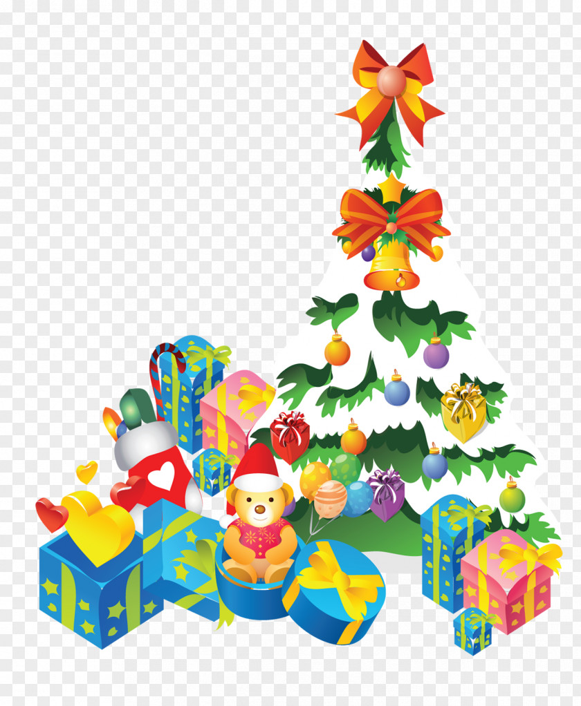 Vectores Christmas Tree Ornament Decoration Clip Art PNG