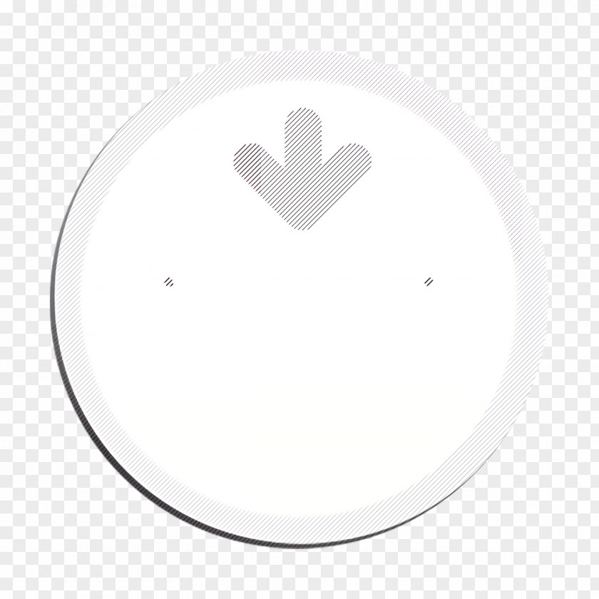 Blackandwhite Heart Cute Icon Go Monster PNG