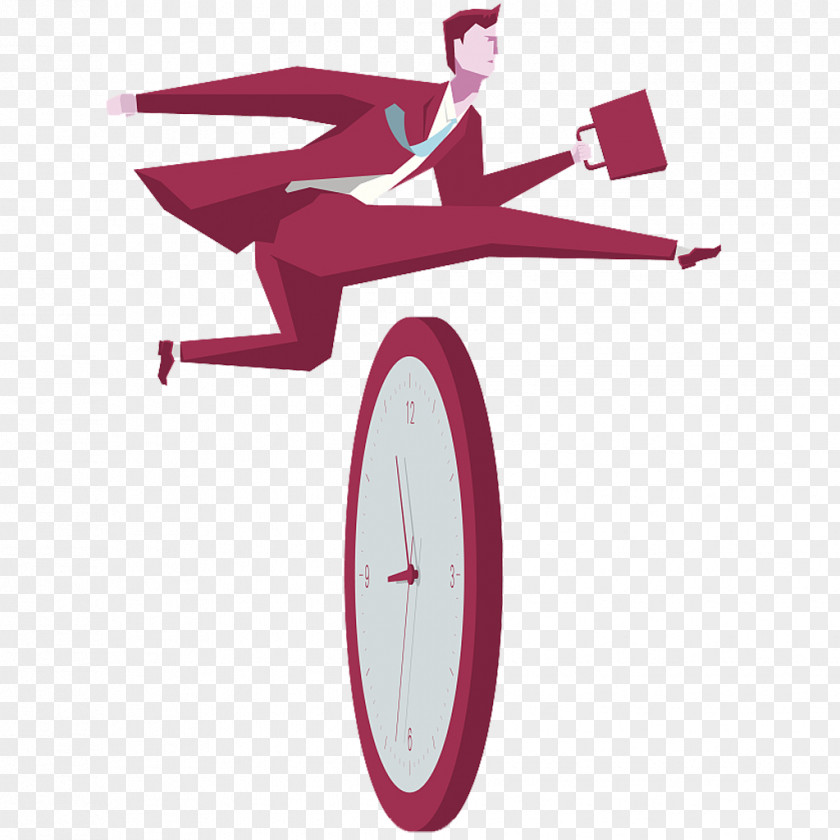 Cross Time Stock Illustration Cartoon Businessperson Hurdle PNG