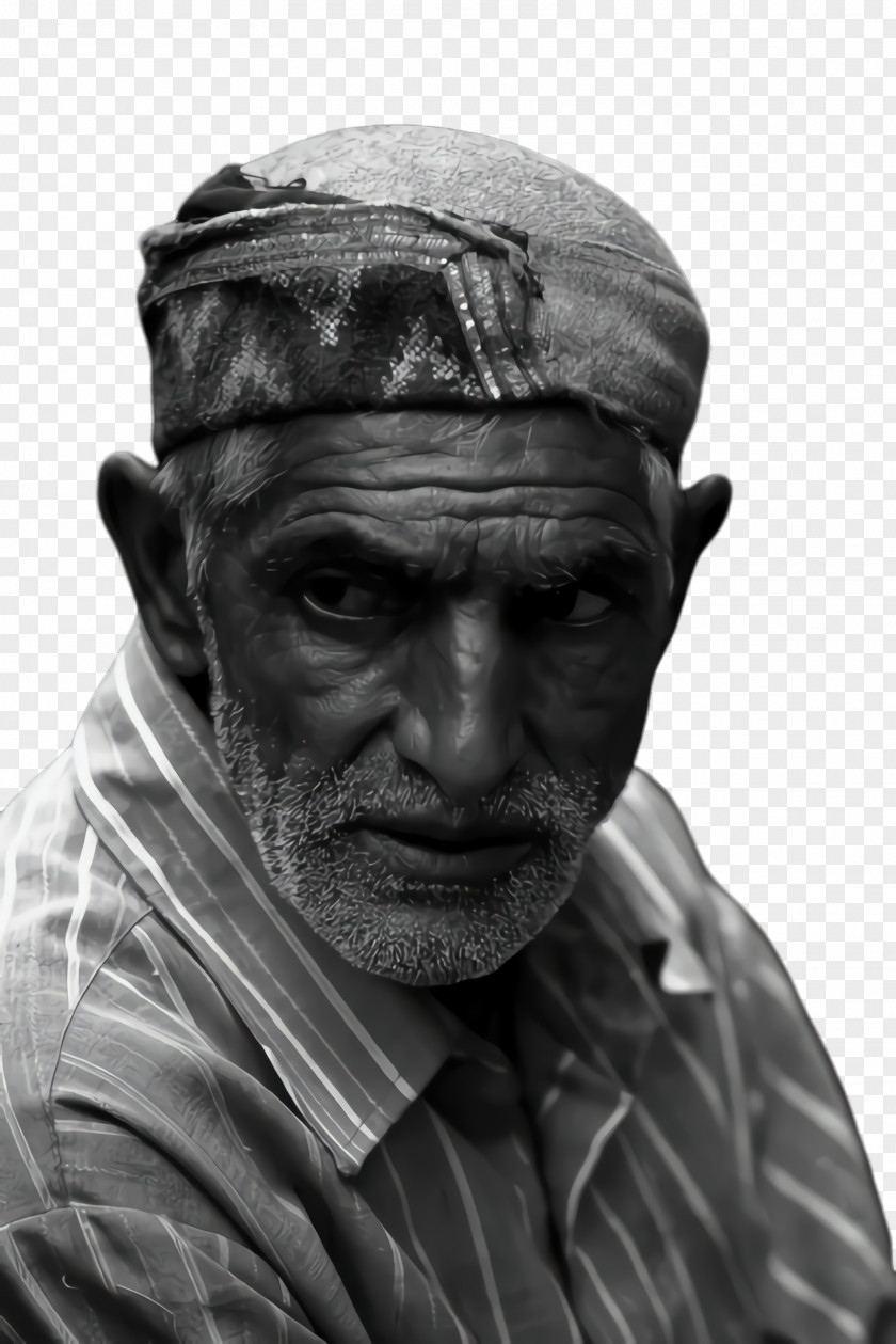 Elder Stock Photography Skin Wrinkle Black-and-white Forehead Human PNG
