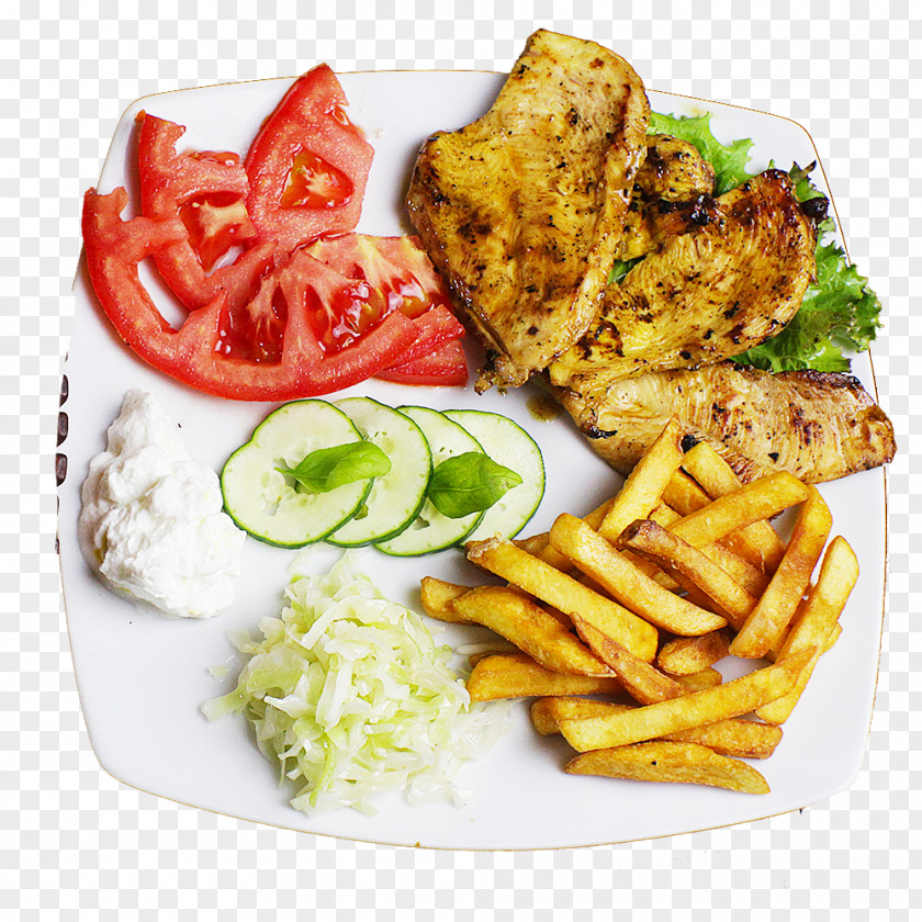 Pizza French Fries Souvlaki Full Breakfast Chicken As Food PNG