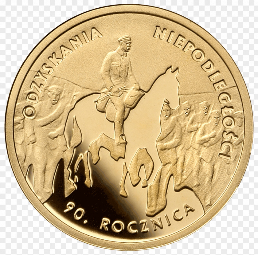 Coin Obchody 100-lecia Odzyskania Niepodległości Przez Polskę Poland Independence Day Mint Numismatics PNG