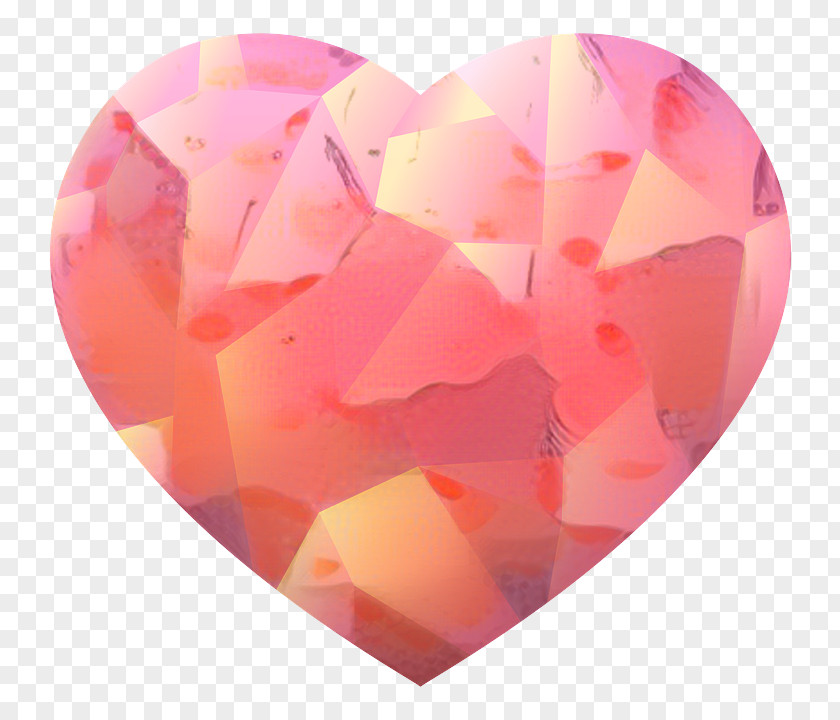 Magenta Petal Heart Background PNG