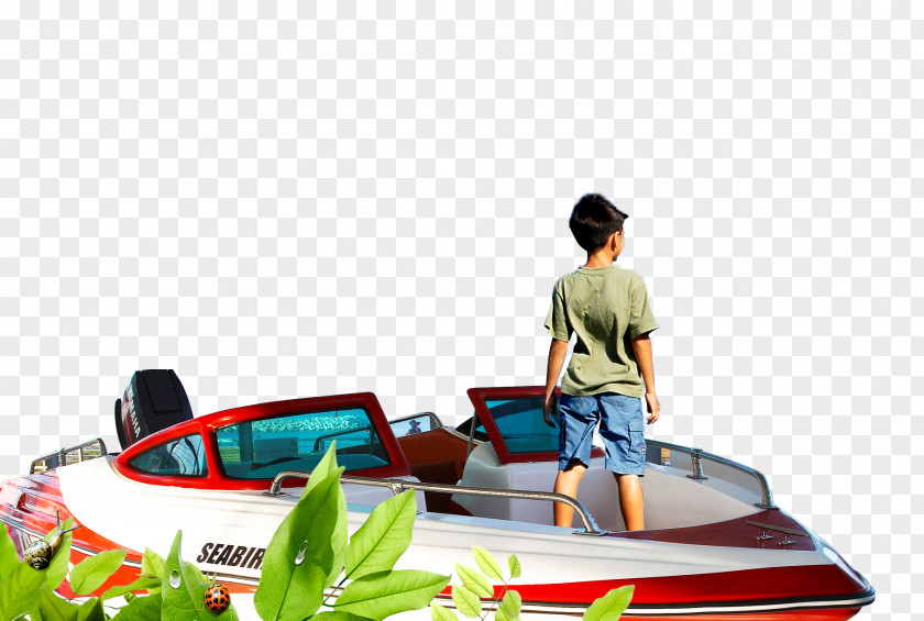 Yacht Boy Boat Ship PNG