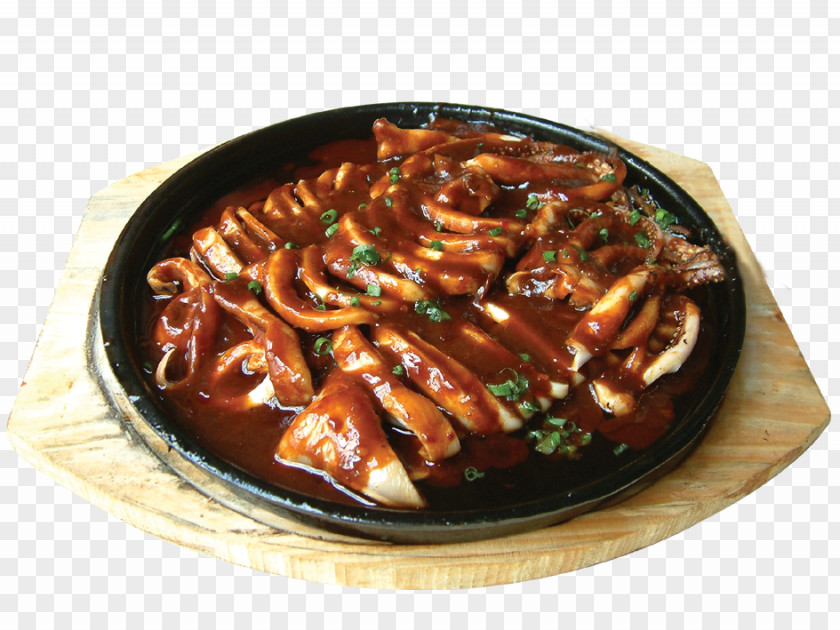 Iron Squid As Food Korean Cuisine Teppanyaki PNG