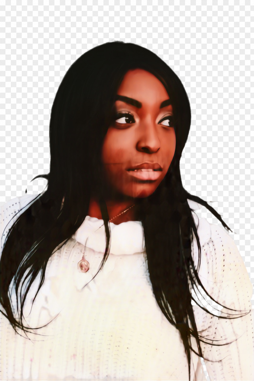 Lace Wig Neck Winter Girl PNG