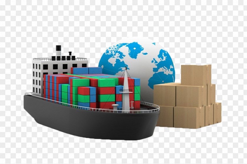 Ocean Freight Terminal Cargo Ship Transport PNG