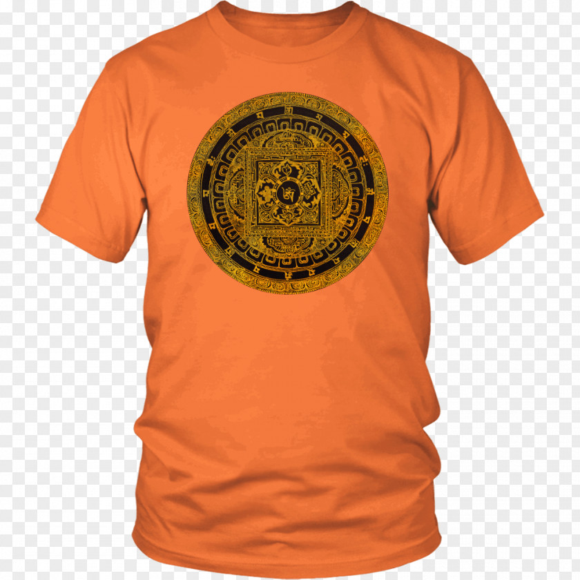 Golden Mandala T-shirt Hoodie Clothing Unisex PNG