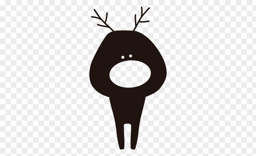 Reindeer Silhouette Drawing Animaatio Clip Art PNG