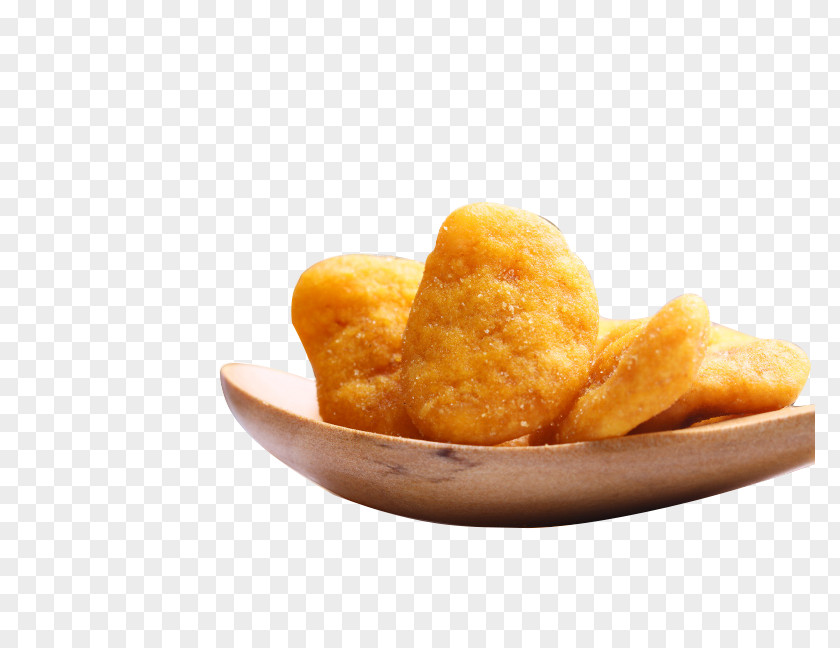 Spoon Of Beans Chicken Nugget Crab Snack Broad Bean PNG