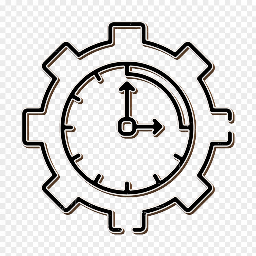 Time Management Icon Clock Startups PNG