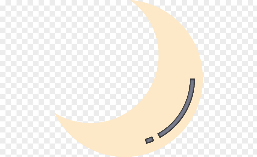 Circle Crescent Beige Font Symbol PNG