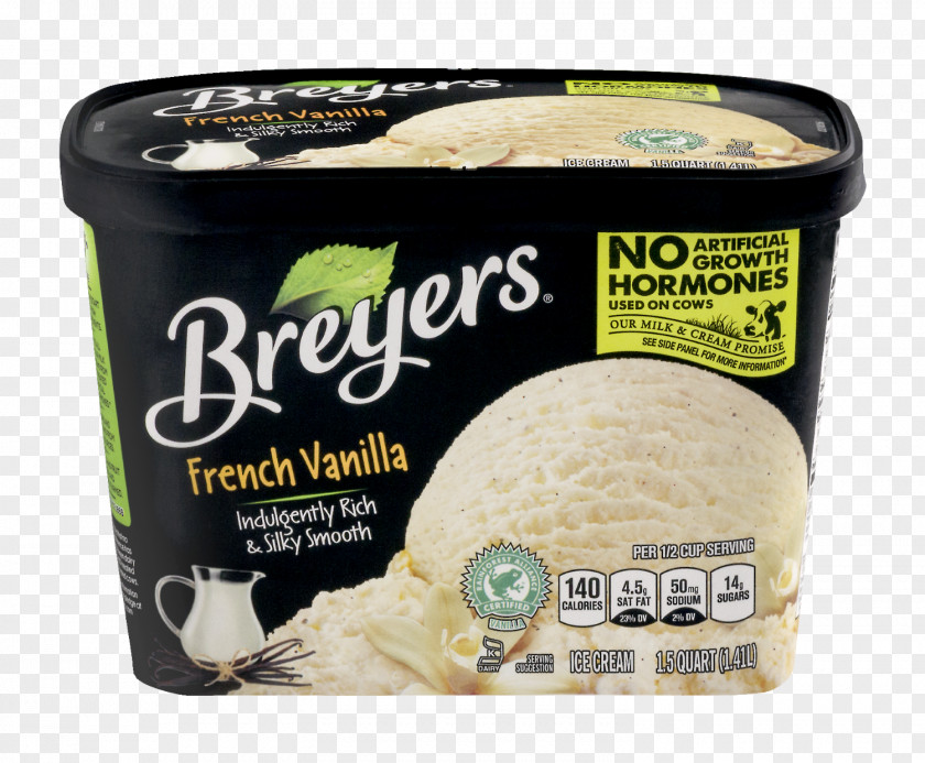 Ice Cream Milk Breyers Dessert PNG