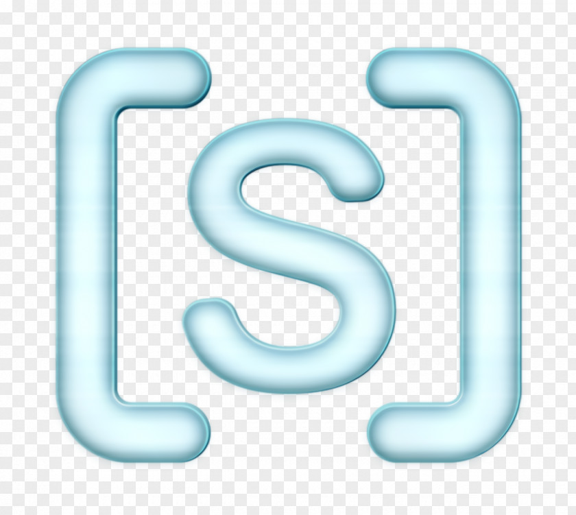 Letter S Between Straight Parenthesis Symbol Icon Interface And Web PNG