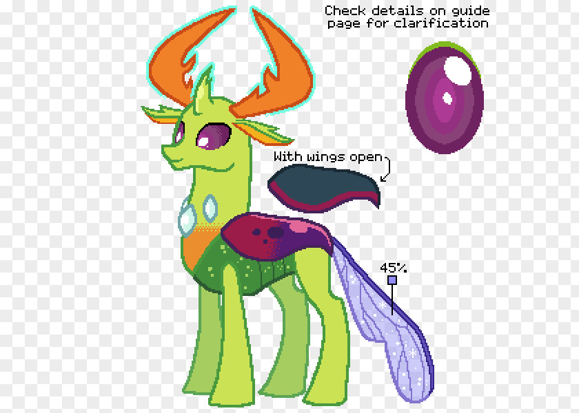 Reindeer Pony Color Changeling PNG