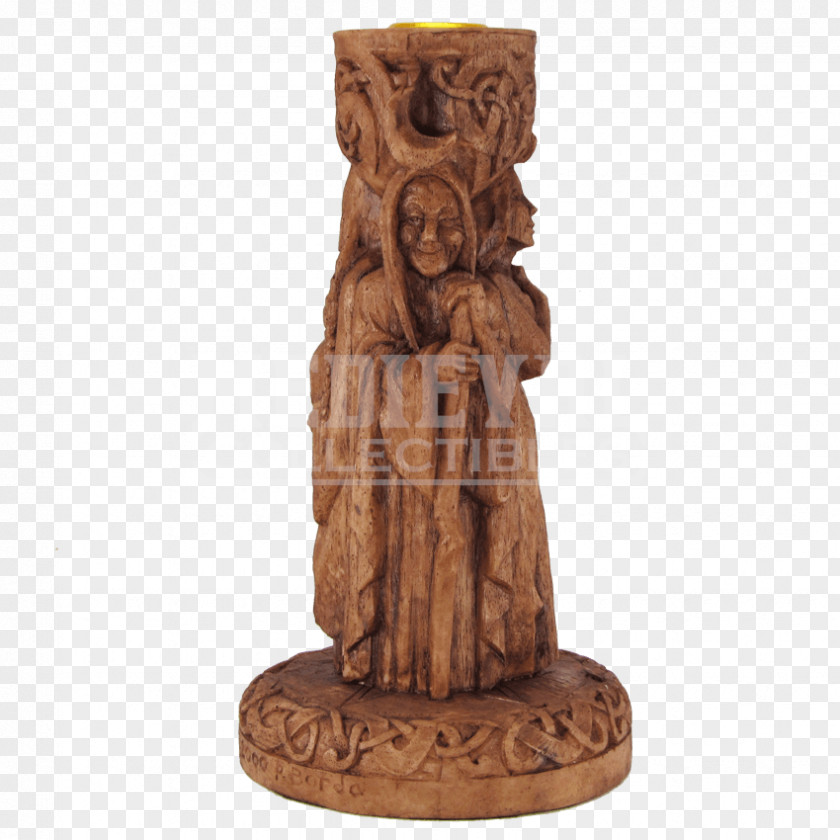 Triple Goddess Wicca Altar Candlestick Paganism PNG