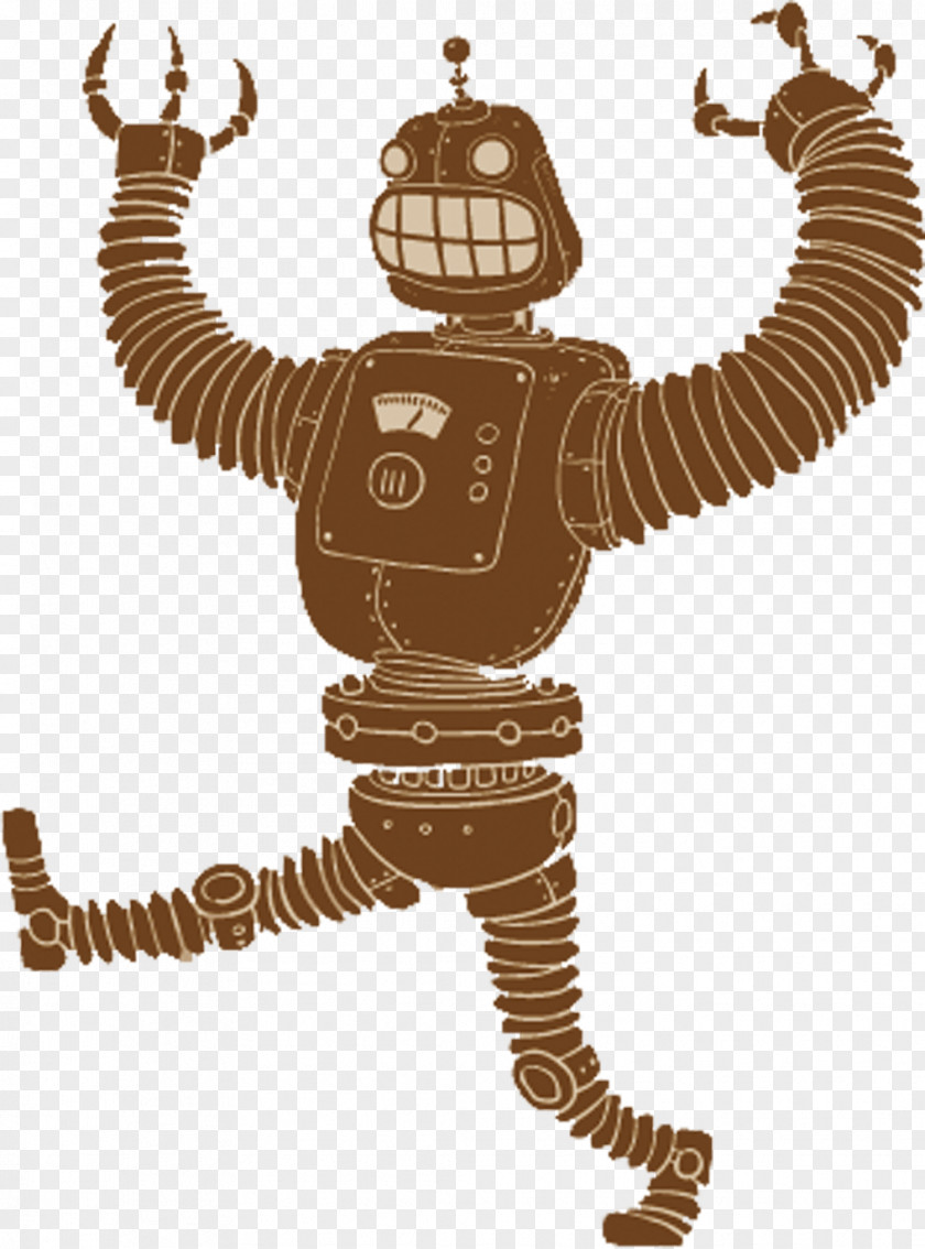 Cartoon Robot Euclidean Vector Illustration PNG