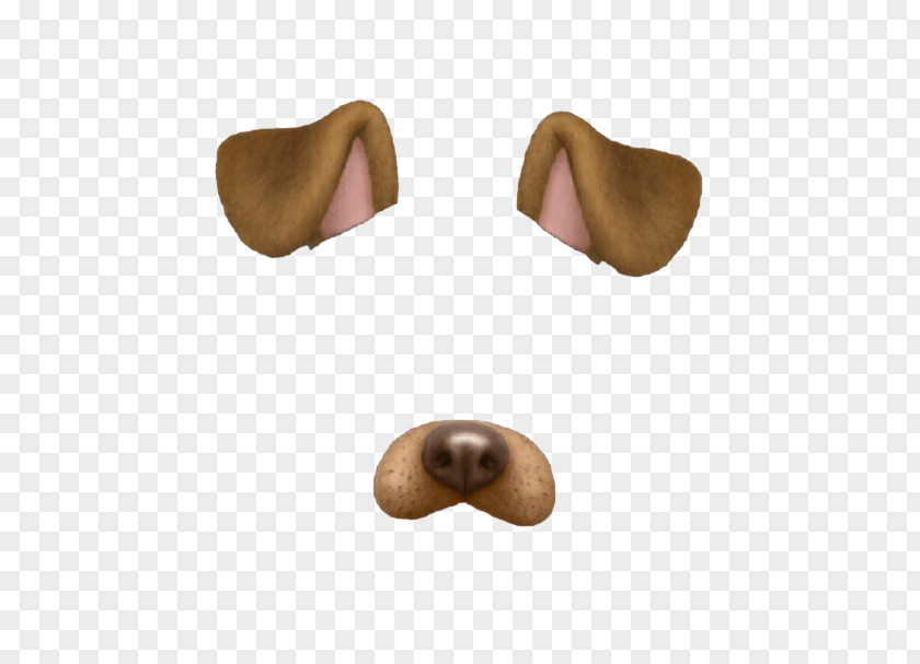 Dog Ear Nose Sticker Puppy Snapchat Cat We Heart It PNG