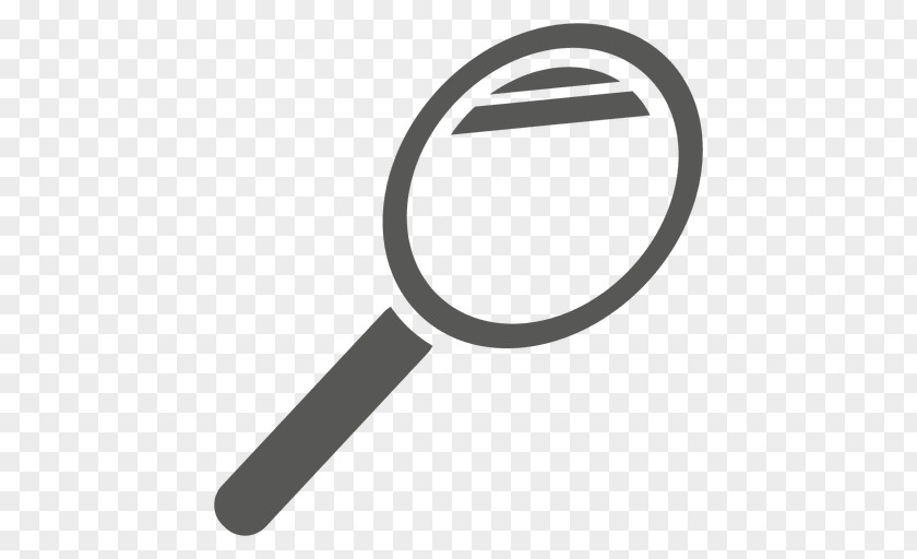 Line Flat Magnifying Glass Drawing PNG