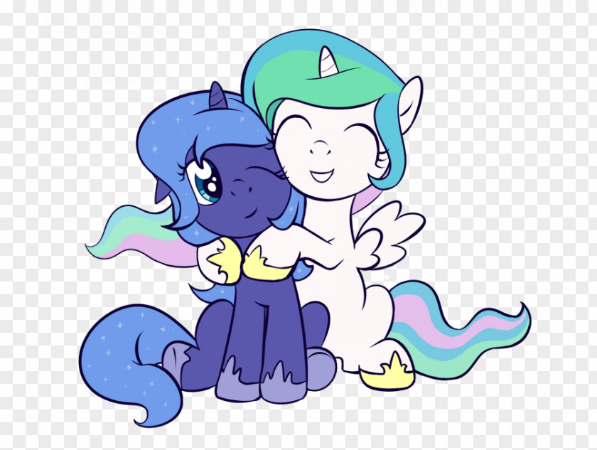 Princess Hug DeviantArt Celestia Luna PNG