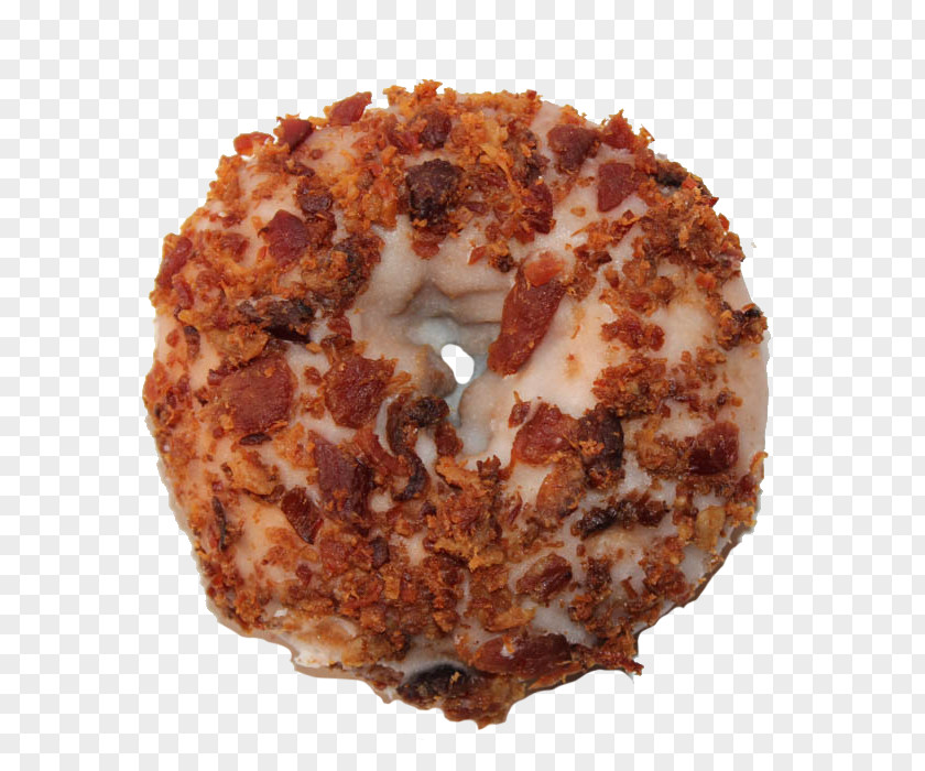 Bacon Donuts Maple Donut Food Meat PNG