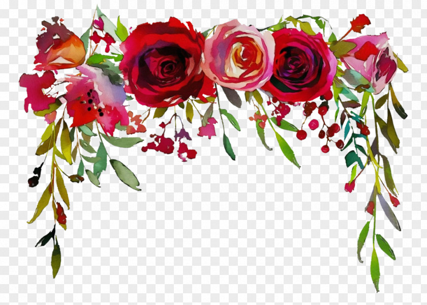 Floristry Garden Roses Floral Design PNG