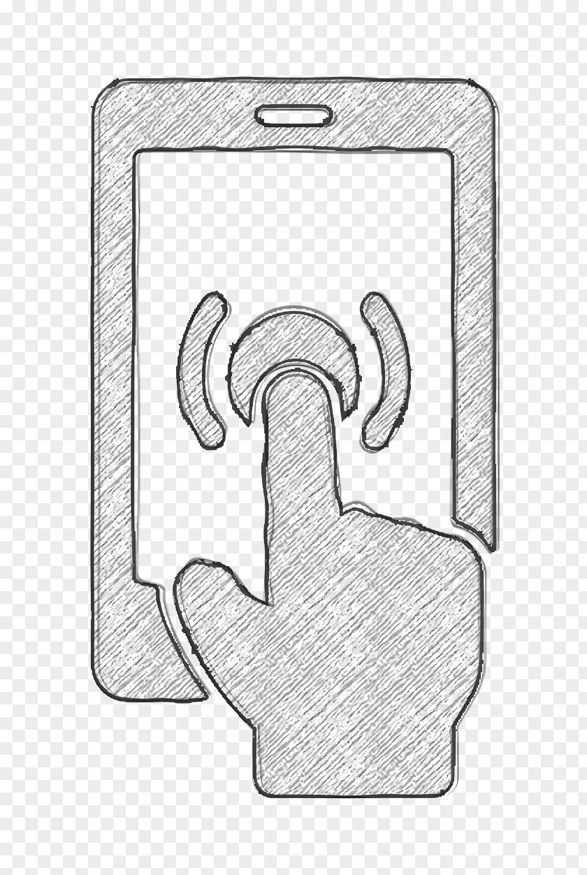 Technology Icon Smartphone Phone With Hand PNG