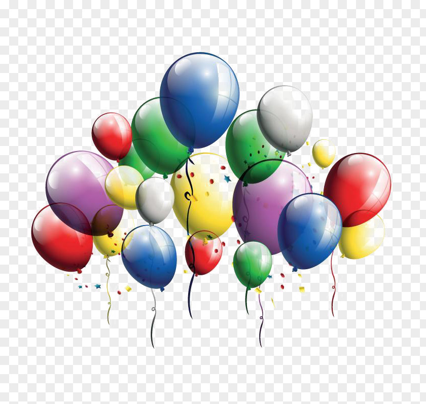 Colored Balloons Wedding Invitation Birthday Cake Balloon PNG