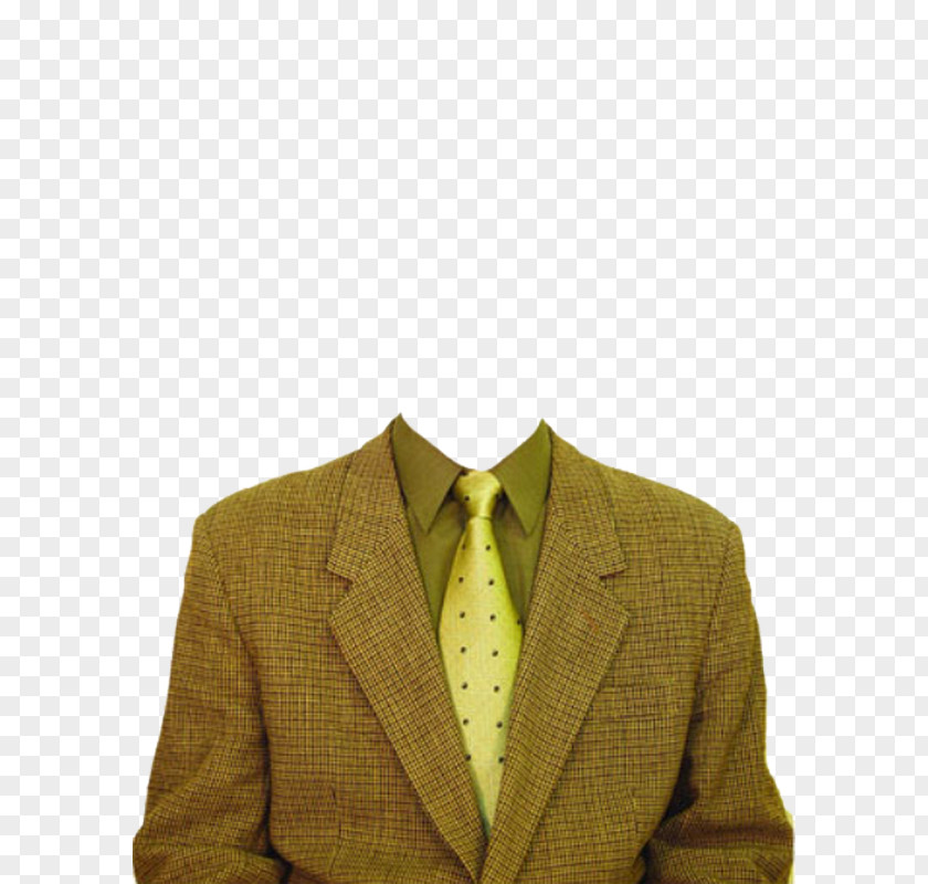 Light Brown Suit Coat Necktie Dress PNG