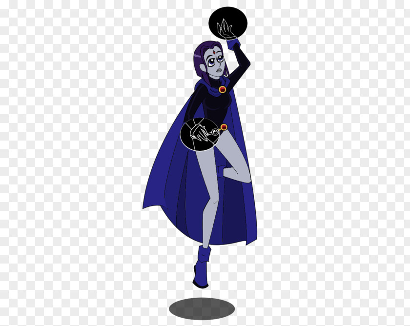 Raven Teen Titans Character Cartoon Fiction Purple PNG