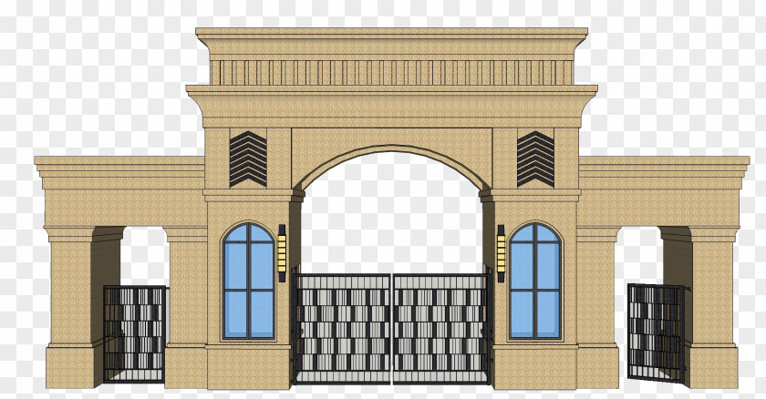 School Gate Web Page Download PNG