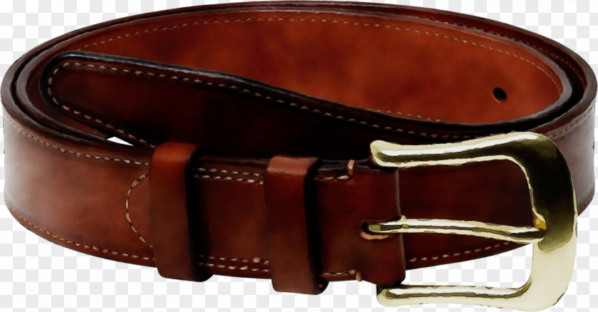 Strap Tan Belt Buckle Leather Brown PNG