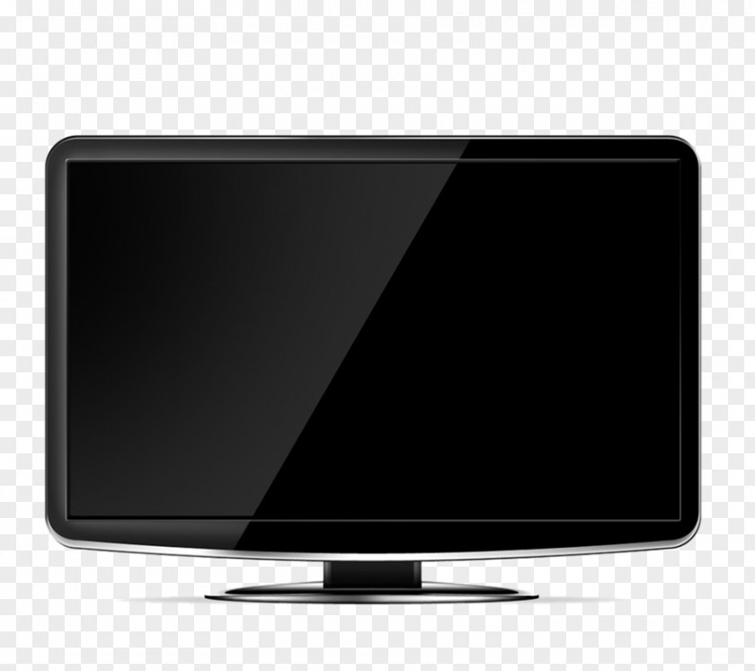 Computer Monitor LCD Television Display Device Icon PNG