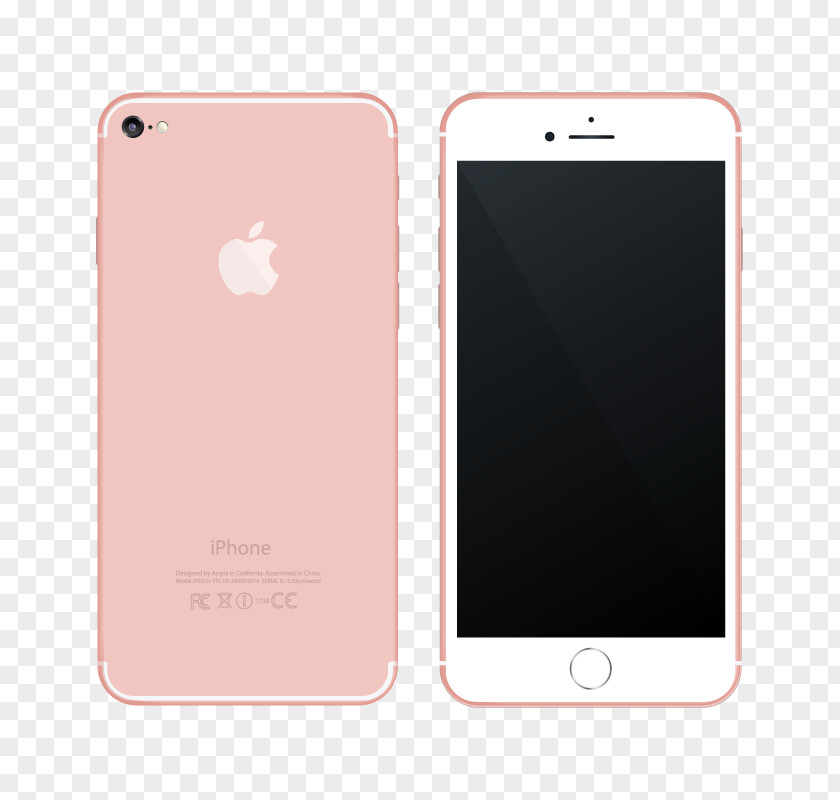 Vector Rose Golden Apple Feature Phone Smartphone Mobile REI PNG