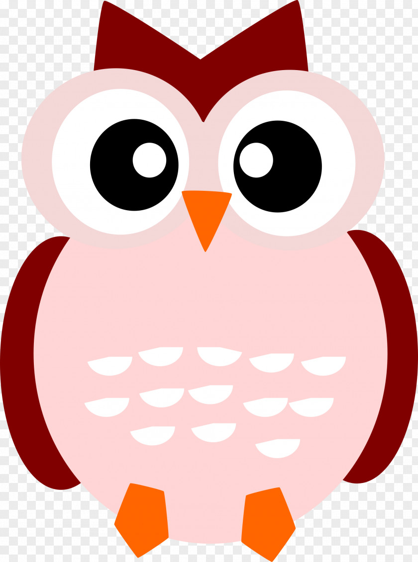Cute Owl Cartoon Clip Art PNG