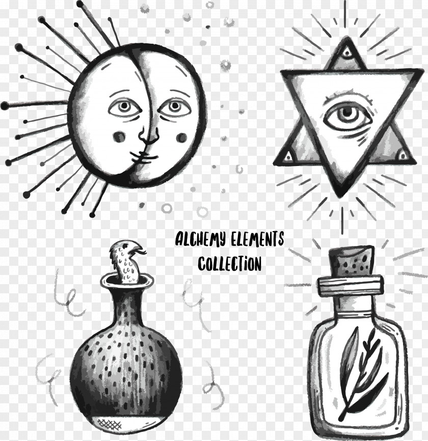 Eye Of God Alchemy Alchemical Symbol Euclidean Vector Drawing PNG