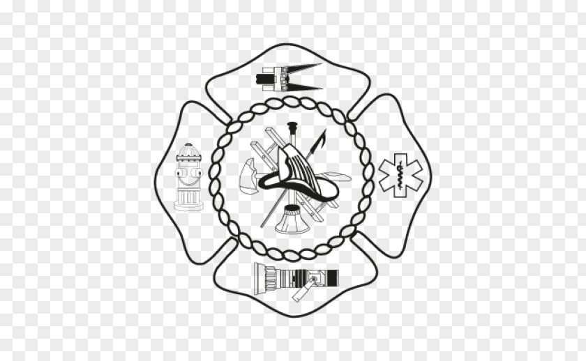 Fire Department Logo Insignia Firefighter Station Engine PNG