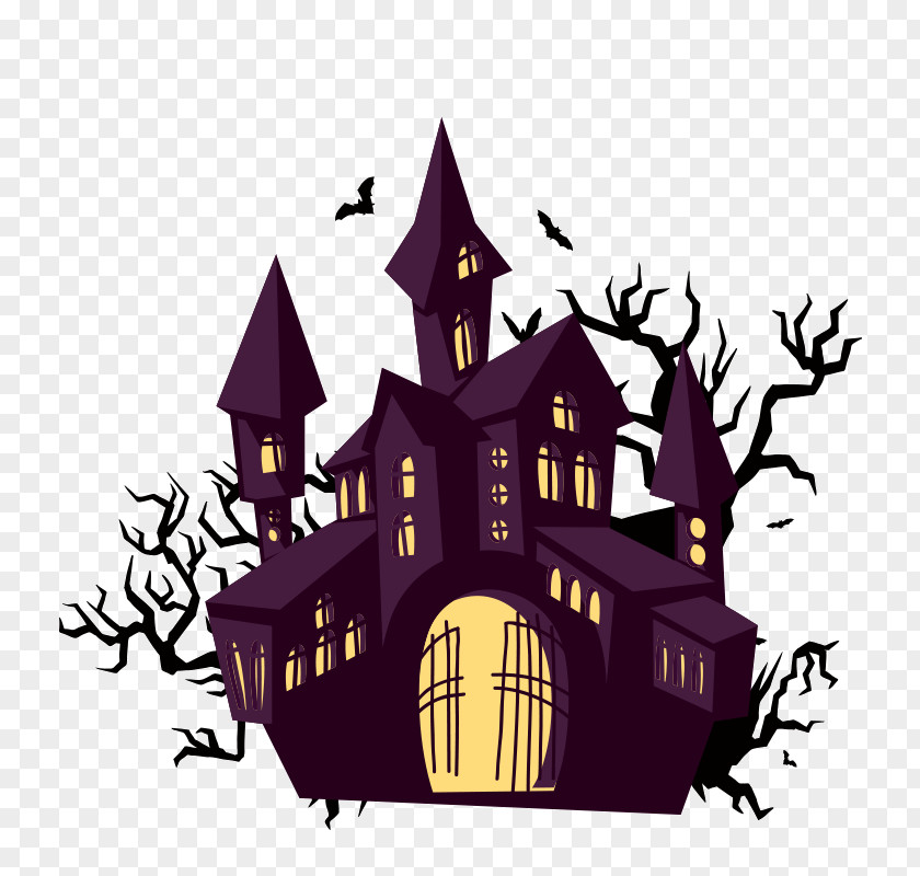 Halloween Spooktacular Party Haunted House Attraction PNG