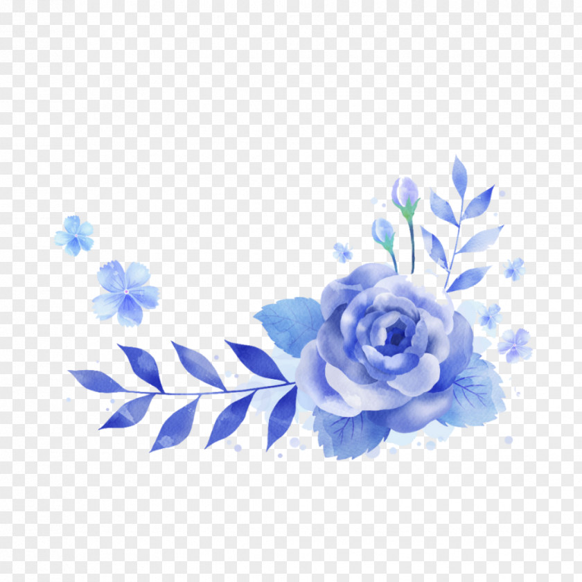 Rose Blue Garden Roses Stock Photography Watercolor Painting PNG