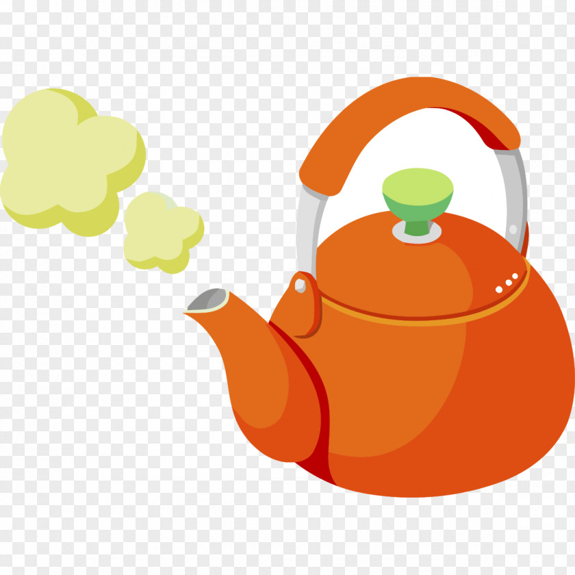 A Pot Of Boiling Water Kettle Teapot Clip Art PNG