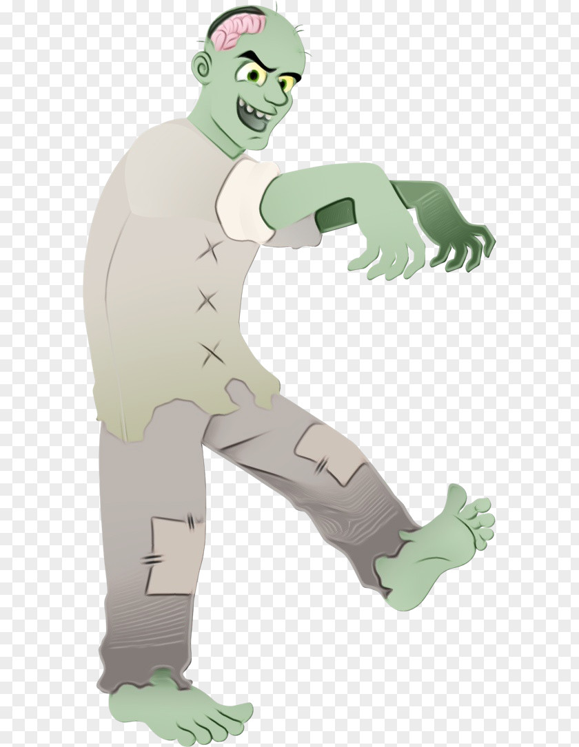 Animation Muscle Zombie Cartoon PNG