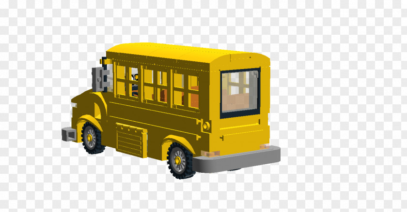 Car School Bus Compact Yellow PNG